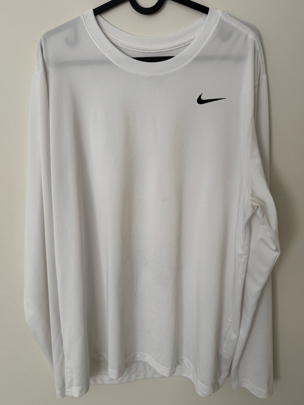 Nike Men's Dri-FIT Legend 2.0 Long Sleeve T-Shirt Mens XL White